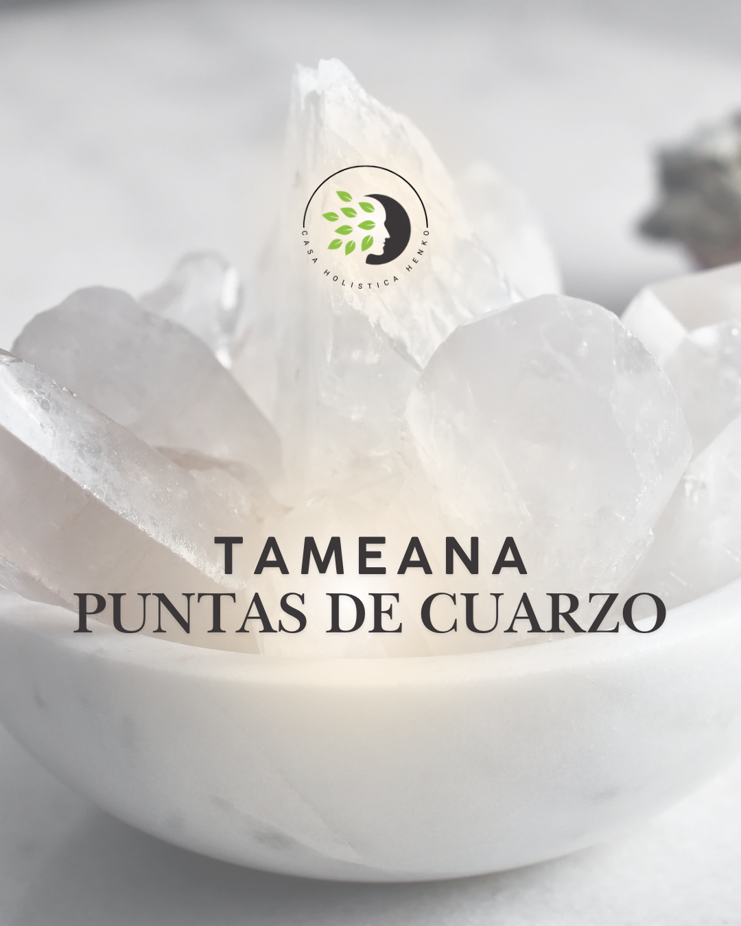 Cristales Punta de Cuarzo para Tameana