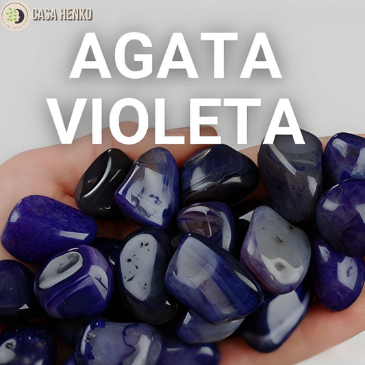  El ágata violeta es una poderosa piedra que estimula la intuición y la percepción espiritual