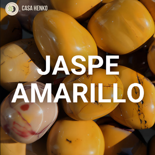 Piedras de jaspe amarillo natural para energía positiva, vitalidad y equilibrio emocional