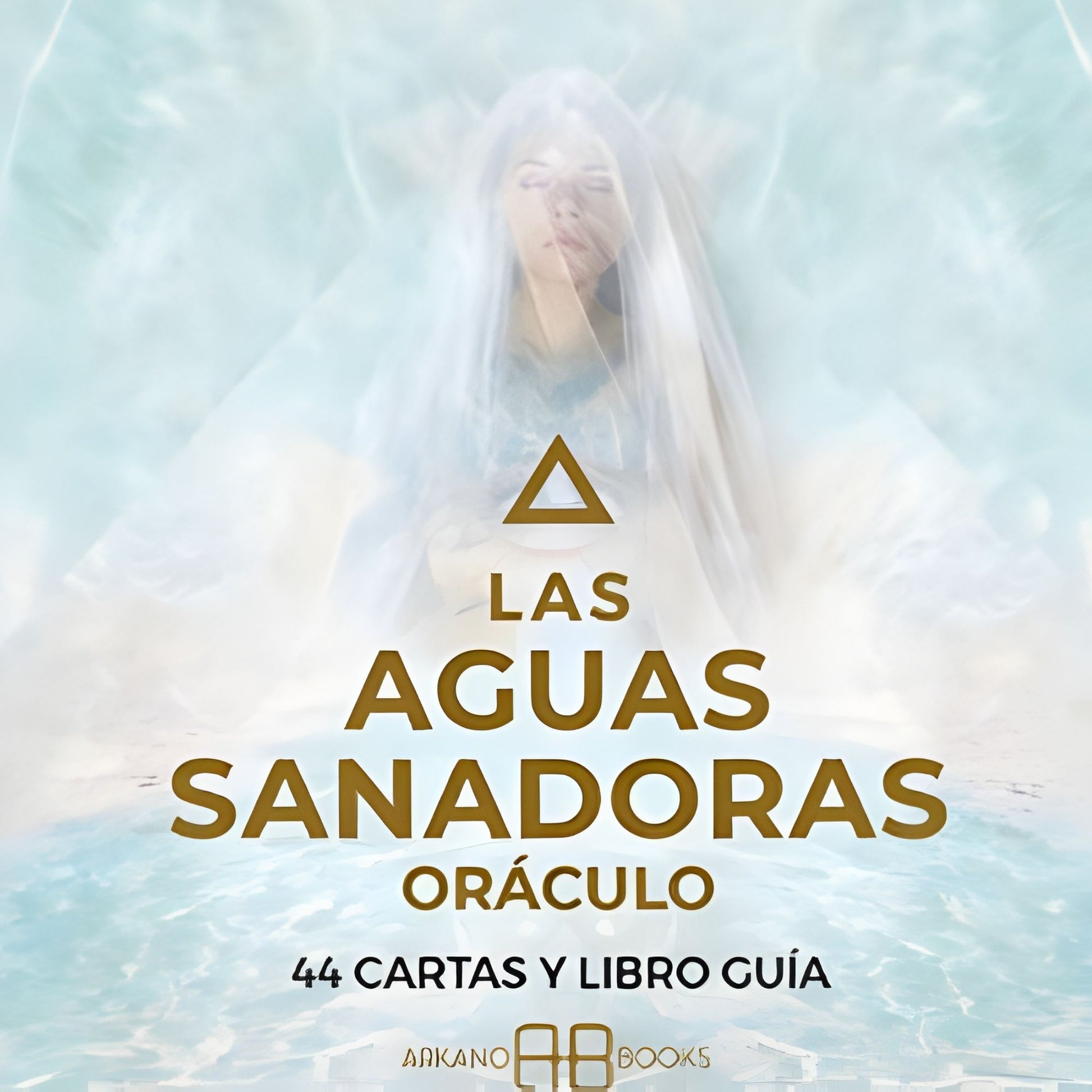 Oráculo Las Aguas Sanadoras con cartas de guía espiritual para sanación emocional, intuición y conexión energética